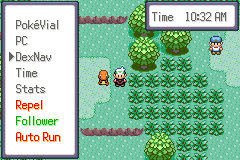 Screenshot showing improved menu functionality